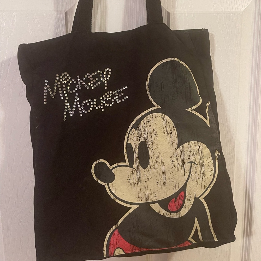 Mickey Mouse Tote Bag With Matching Round Zipper … - image 1